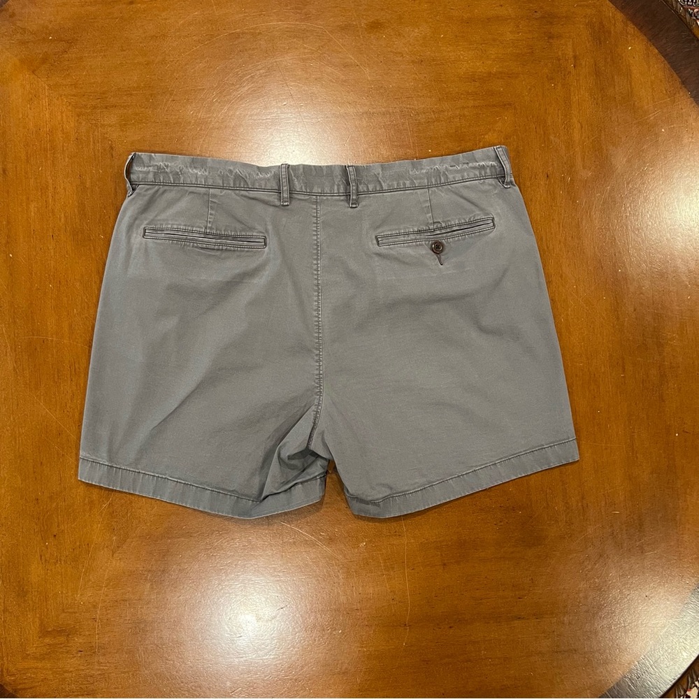 J.Crew Men’s 5” Stretch Cotton Flat Front Chino Shorts Gray 36 Cotton Preppy - Picture 4 of 16